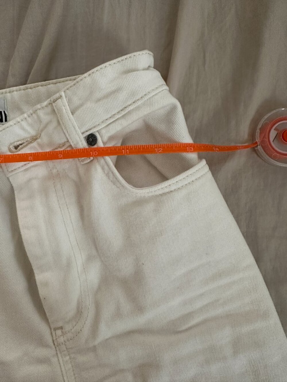 Ganni Wide Legged Denim with High Rise, Cropped Length (Size 24) - Picture 6 of 13